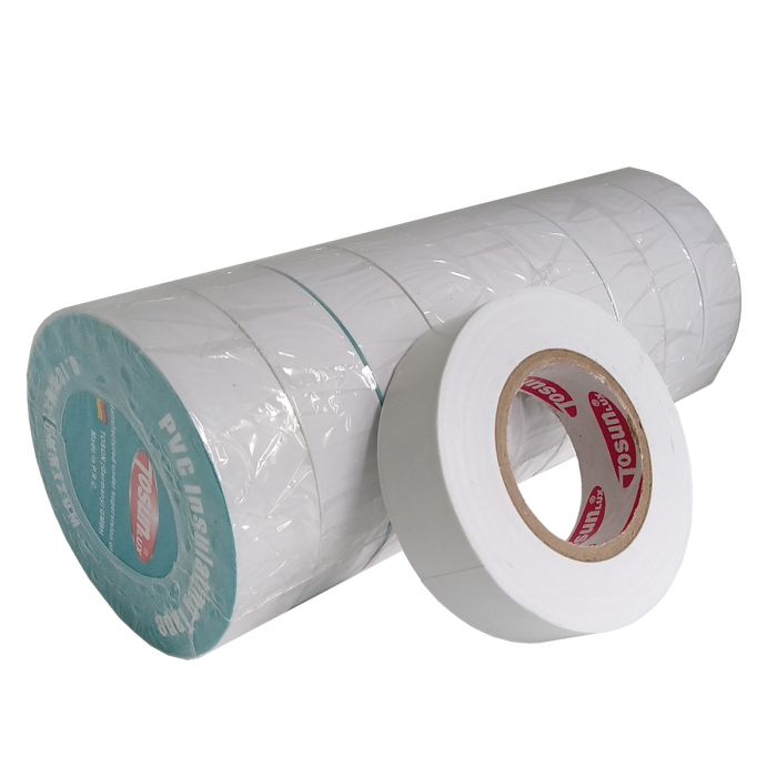 Стрічка ізоляційна PVC, біла, 20м (0.13х19)