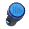 Індикатор світловий AD22-22DS, синій, Ø22, АС 230В, LED