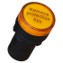 Індикатор світловий AD22-22DS, жовтий, Ø22, АС/DC 24В, LED