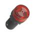 Сигналізатор звуковий AD22-22M/R, червоний, 24В, Ø22, АС/DC