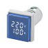 AD22-SAV, 0-100А, 50-500В, синій  (Світлосигнальна арматура з індикаторами)