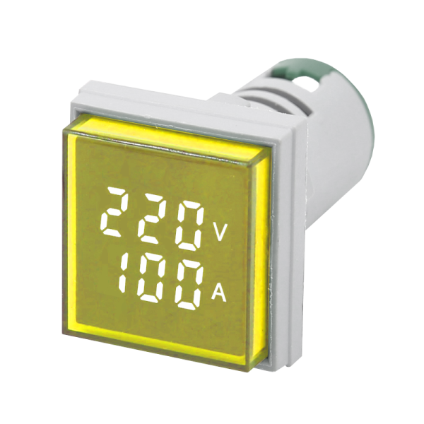 AD22-SAV, 0-100А, 50-500В, жовтий  (Світлосигнальна арматура з індикаторами)