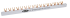 Шина з'єднувальна FORK, 1P, 63A, 1м