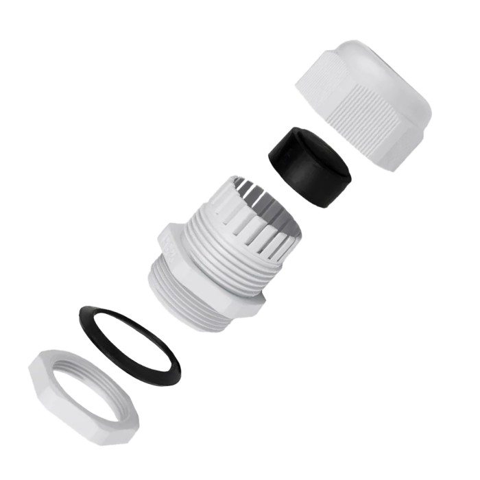Кабельний ввід (гермоввід) PG7, IP65, UV, ABS