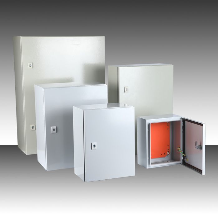 Корпус ST 400x300x200, IP65, IK10 металевий (з монтажною панеллю)