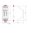 Трифазне реле контролю напруги TRV8-10/M265