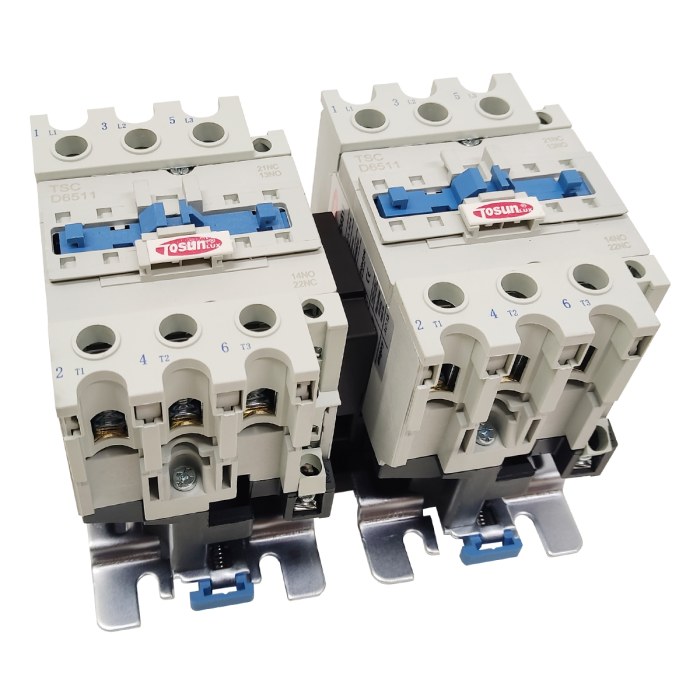 Контактор реверсивний TSC-D8011, 80А, 3P+NO+NC