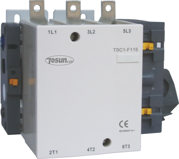 Контактор електромагнітний TSC1-F115, 3P+NO, 115А, 230В