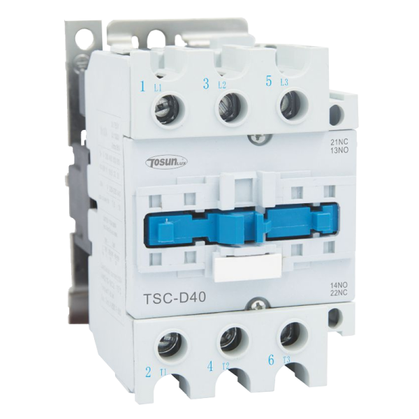 Контактор електромагнітний TSC-D4011, 40А, 3P+NO+NC