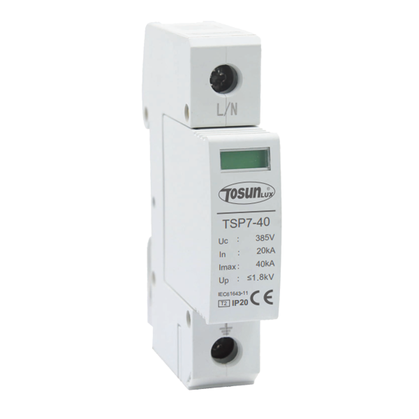 Обмежувач імпульсної перенапруги TSP7-40, 1P, 20-40kA, тип С, AC275V