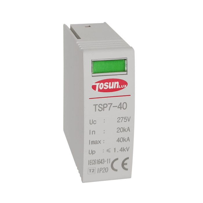Змінний модуль TSP7-40, 1P, 20-40kA, тип С, AC275V