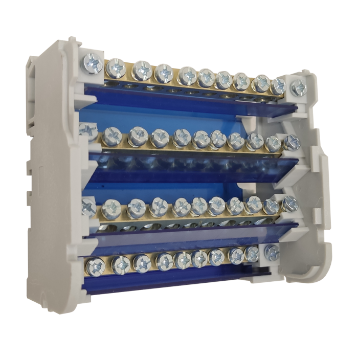 Шина нульова TTD-5, 4х11, 125А в корпусі з кришкою