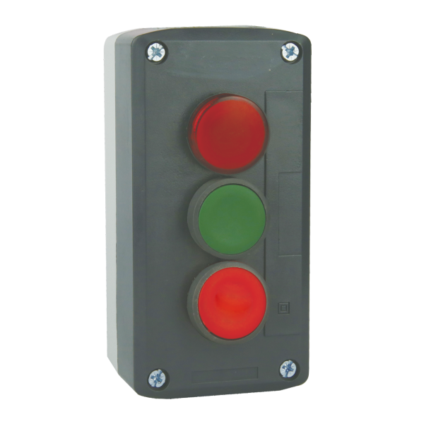 Пост кнопковий TAL-D361H29, старт-стоп-індикатор, NO+NC